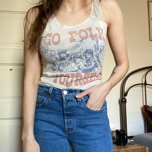 Junk Food Go Folk Yourself Tank